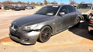 Copart Walk Around 4-1-22 + Cheap Twin Turbo BMW 535!!