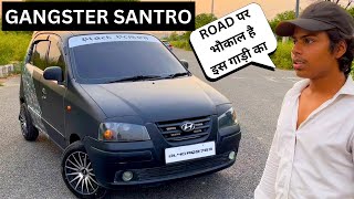 🔥INSTAGRAM पर धूम मचाने वाली HYUNDAI SANTRO || MODIFIED SANTRO WRAPPED IN MATTE BLACK