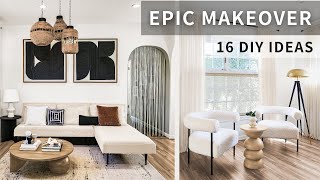 Living Room Makeover | 16 DIY Home Decor Ideas