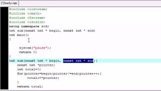 C++ Tutorial 29 Array Ranges in Functions