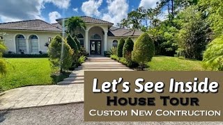 House Tour 🏠 West Palm Beach - Custom New Construction by Sonya Lopez Realtor (TOUR)