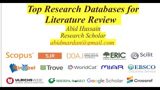 Top Research Databases for Literature Review