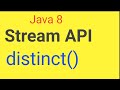 stream API in java 8 || distinct() ||  forEach() || java 8 features || java 8 streams ||