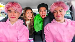 PRANKING MY FRIENDS WITH MY NEW HAIR!!