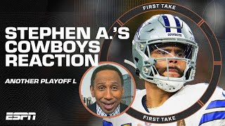 I set it up BEAUTIFULLY! 🤩 Stephen A. REACTS to the Cowboys losing 48-32 to the