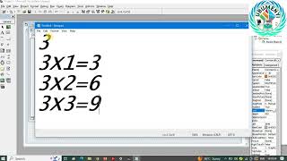 visual basic program to display multiplication table in vb6.0