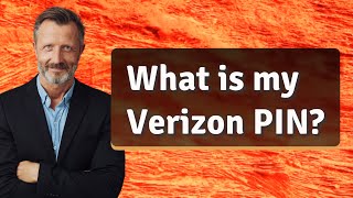 What is my Verizon PIN?