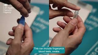 STI testing at home kit unboxing