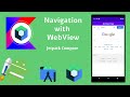 How to use Navigation with WebView in Jetpack Compose | Android | Kotlin | Make it Easy