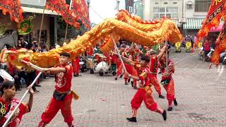 20171112丁酉年九月二十四日台南市安平區五期億載社杭州殿金籙慶成祈安三朝建醮恭送天師回鑾遶境(入海頭社文朱殿參香)03、五期華平社金龍宮