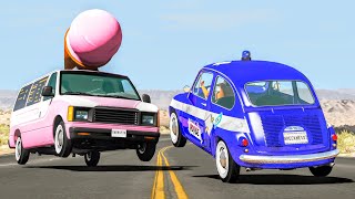 Crazy Police Chases #132 - BeamNG Drive Crashes | CrashBoomPunk