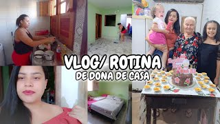 BOLINHO SURPRESA PARA MINHA VÓ VLOG ROTINA DE DONA DE CASA