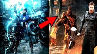 AVENGERS ENDGAME WHY IS THANOS IS SO MUCH STRONGER! HOW THANOS WIELDS STORMBREAKER & MJONIR!