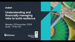 UNDP-Milliman Event: Understanding and financially managing risks to build resilience