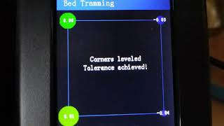 Bed tramming wizard on Ender 3v2 using mriscoc's Professional Firmware