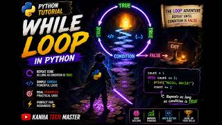 while loop in python | python tutorial | kanha tech master