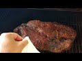 smoked brisket with cabela s pellet grill