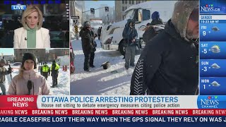 Coverage of protest arrests in Ottawa | Freedom Convoy