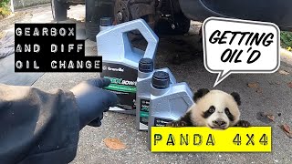 Gearbox \u0026 Diff Oil Change (should've been easy) | Fiat Panda 4x4 Pt.5