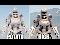 POTATO VS HIGH GRAPHICS WITH TYPE 3 KIRYU IN KAIJU UNIVERSE