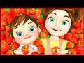 5 Red Apples  | Coco Shark Nursery Rhymes & Kids Songs #3