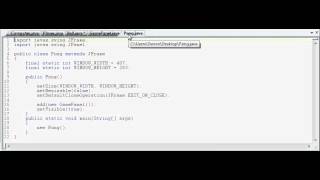 Java Game Tutorial - Pong 07-02: Bounce Dat Ball