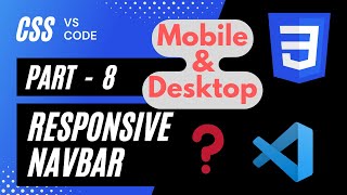 עיצוב אתרים תפריט ראשי ריספונסיבי - #8 - Css Responsive Navbar