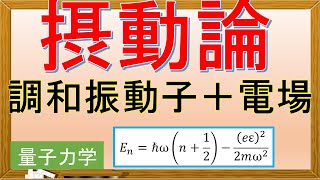 【量子力学】摂動論：調和振動子＋電場