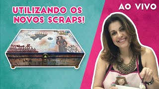 Utilizando nossos novos Scrap Paper para artesanar! Venha acompanhar!