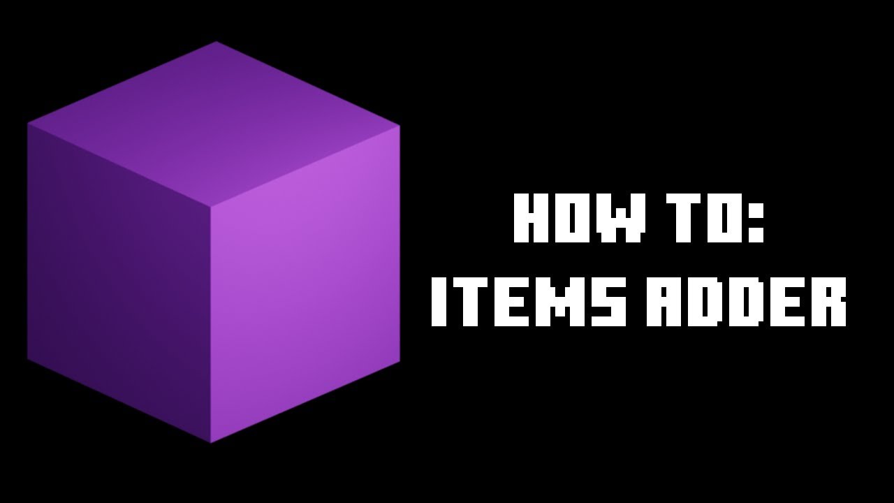 Items Adder Tutorial How To Download The Default Pack Youtube