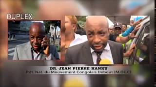 REACTION DU DR. JEAN PIERRE KANKU PRESIDENT DU MOUVEMENT CONGOLAIS DEBOUT