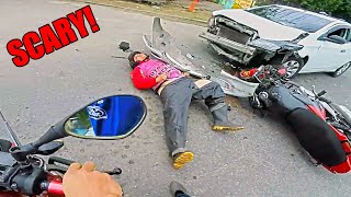 Unexpected and Crazy Motorcycle Moments - Ep. 389