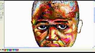 Portrait of an African Kid --SPEEDPAINTING using PAINT!! :) /  Retrato de un ninio Africano