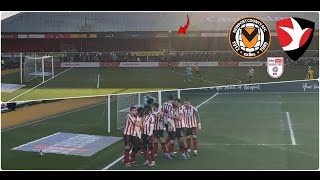 Newport County vs Cheltenham Town | limbs as Cheltenham end Newport unbeaten run | Matchday Vlog