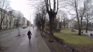 GoPro HERO4 Silver test video walk Riga Latvia