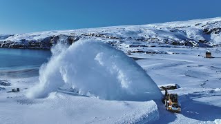 Snøfresing på Sørøya, 2023