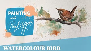 How to Paint a Watercolour Bird - A Jenny Wren