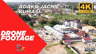 DRONE FOOTAGE - ADAKO JACHIE KUMASI (4K)