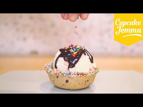 Ice Cream Cookie Bowls and The Best Fudge Sauce! | Cupcake Jemma Ice Cream Cookie Bowls and The Best Fudge Sauce! | Cupcake Jemma
