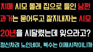 (사이다사연)치매시모 몰래 집으로 들인 남편, 과거는 묻어두고 잘지내자는 시모, 20년을 시달렸는데 잊으라고?, 정신차려 노인네야, 복수는 이제시작이니까(실화사연/사이다 실화사연)