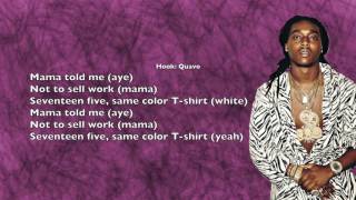 T Shirt - Lyrics - Migos - Quavo, Takeoff & Offset