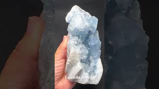 Natural Blue Celestite Crystal#crystal #celestite