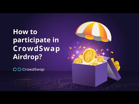 How To Participate In Crowdswap Airdrop Youtube