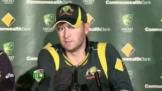 March 4th: Michael Clarke and David Warner press conference