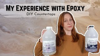 First time using Stone Coat Epoxy to DIY my counters // Kitchen Makeover ep. 3