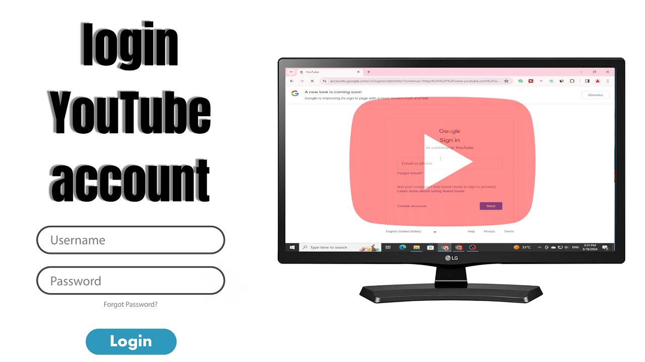 How To Login Youtube Account On Laptop Or Pc Youtube