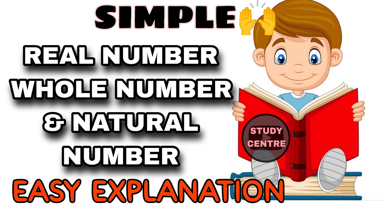 REAL NUMBER , WHOLE NUMBER & NATURAL NUMBER #SIMPLE EXPLANATION VERY ...