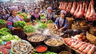 Sững Sờ Chợ Phiên Tây Bắc – Ẩm Thực Đỉnh Cao & Đặc Sản Rừng Độc Lạ / dân vùng cao