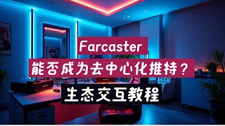 什么是去中心化社交网络？什么是Farcaster ？Farcaster 能否成为去中心化推特？Farcaster 生态交互全攻略。