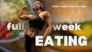 Everything I Ate In A Week Lean Muscle